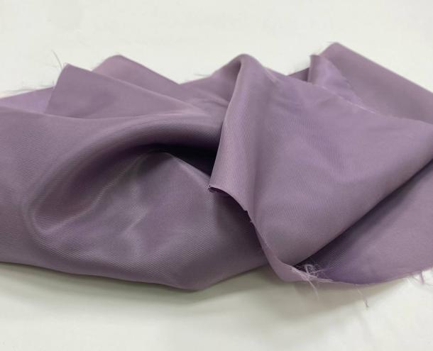Ткань подкладочная поливискоза дымчато-фиолетовый 52% пэ 48% вискоза 145см ТП003