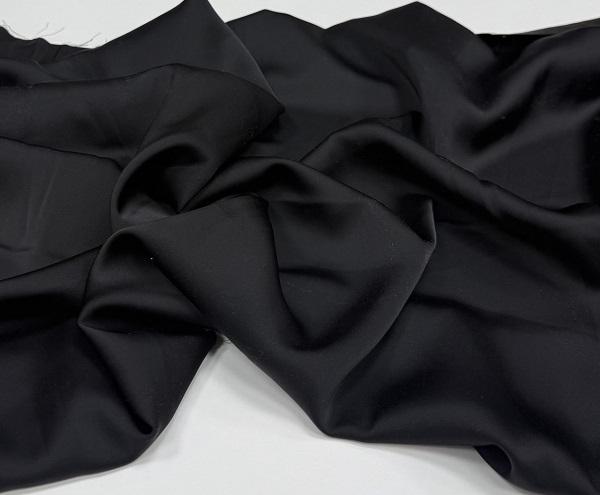 Шелк искусственный ДАБЛ черный 150см ШИ001
