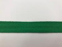 Тесьма киперная зеленый хлопок 2,5г/см 15мм ТК008