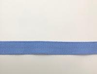 Тесьма киперная голубой хлопок 1,8г/см 22мм ТК015