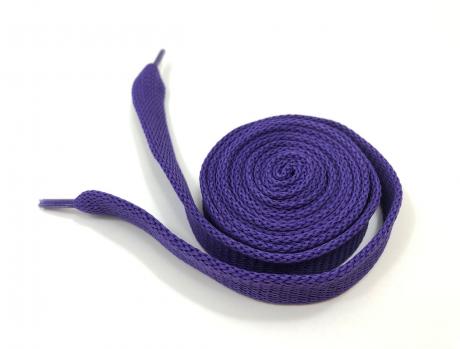 Шнурки плоские фиолетовый 14мм 150см ШП017