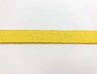 Тесьма киперная желтый хлопок 2,5г/см 15мм ТК023