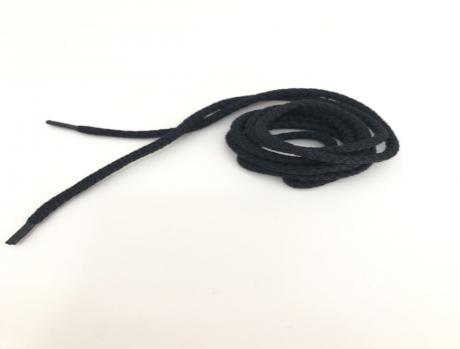 Шнурки круглые черный 4.1мм 120см ШК001