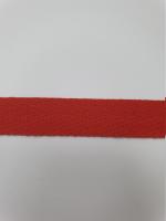 Тесьма киперная красный хлопок 1,8г/см 13мм ТК032