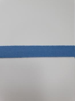Тесьма киперная синий туман хлопок 1,8г/см 13мм ТК060