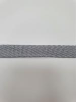 Тесьма киперная светло-серый хлопок 2,5г/см 10мм ТК062