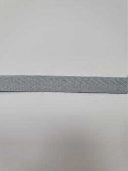 Тесьма киперная металл св.серый/серебро пэ 13мм ТК088
